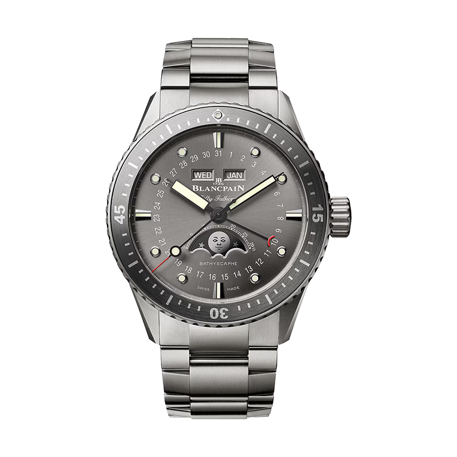 Blancpain Fifty Fathoms Bathyscaphe Quantième Complet Phases de Lune