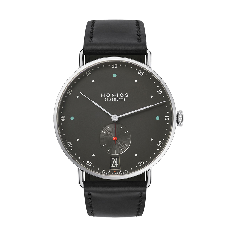 Nomos Metro Metro 38 date urban gray