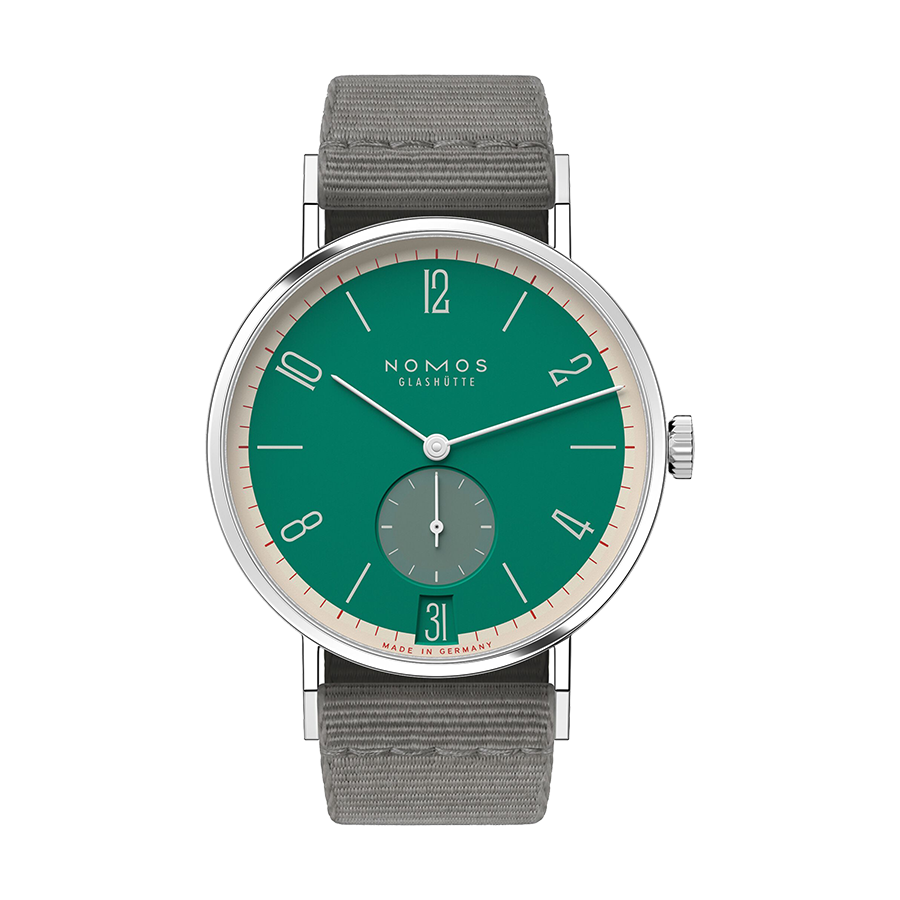 Nomos Tangente Tangente 38 date Schlossgrün