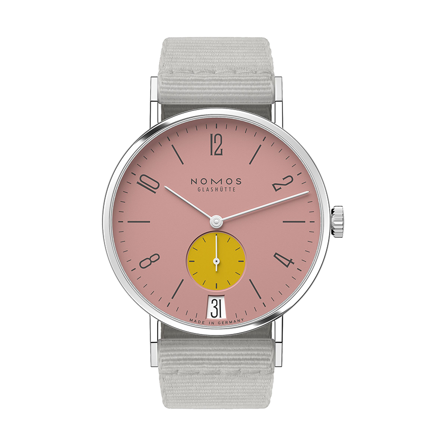 Nomos Tangente Tangente 38 date Bubblegum