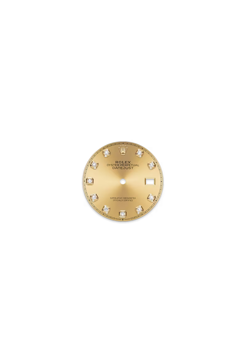 Champagne-colour set with diamonds