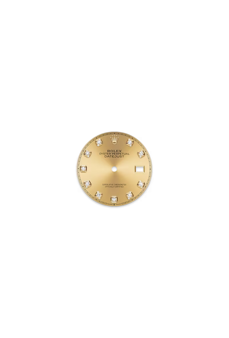 Champagne-colour set with diamonds