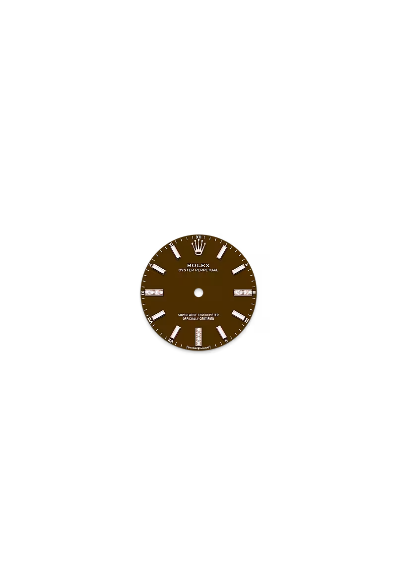 Brown stone set with diamonds