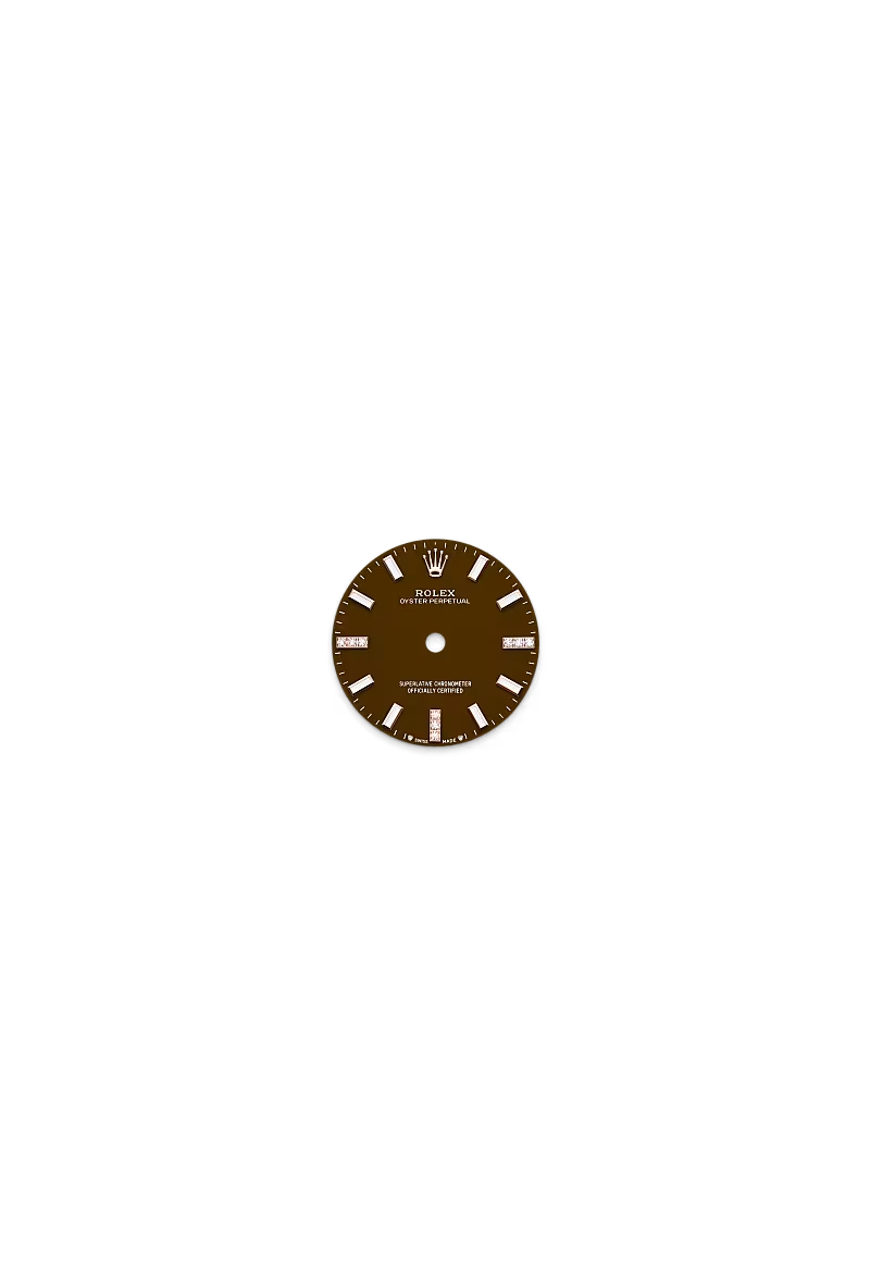 Brown stone set with diamonds