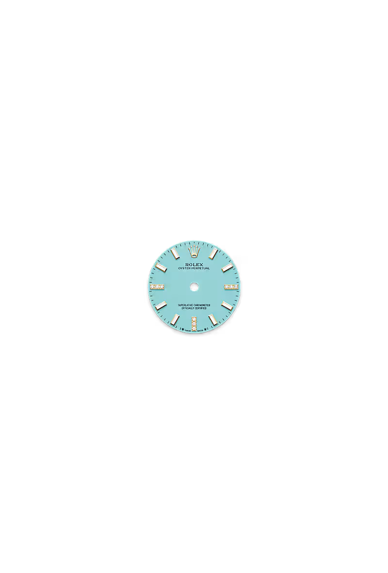 Turquoise blue set with diamonds